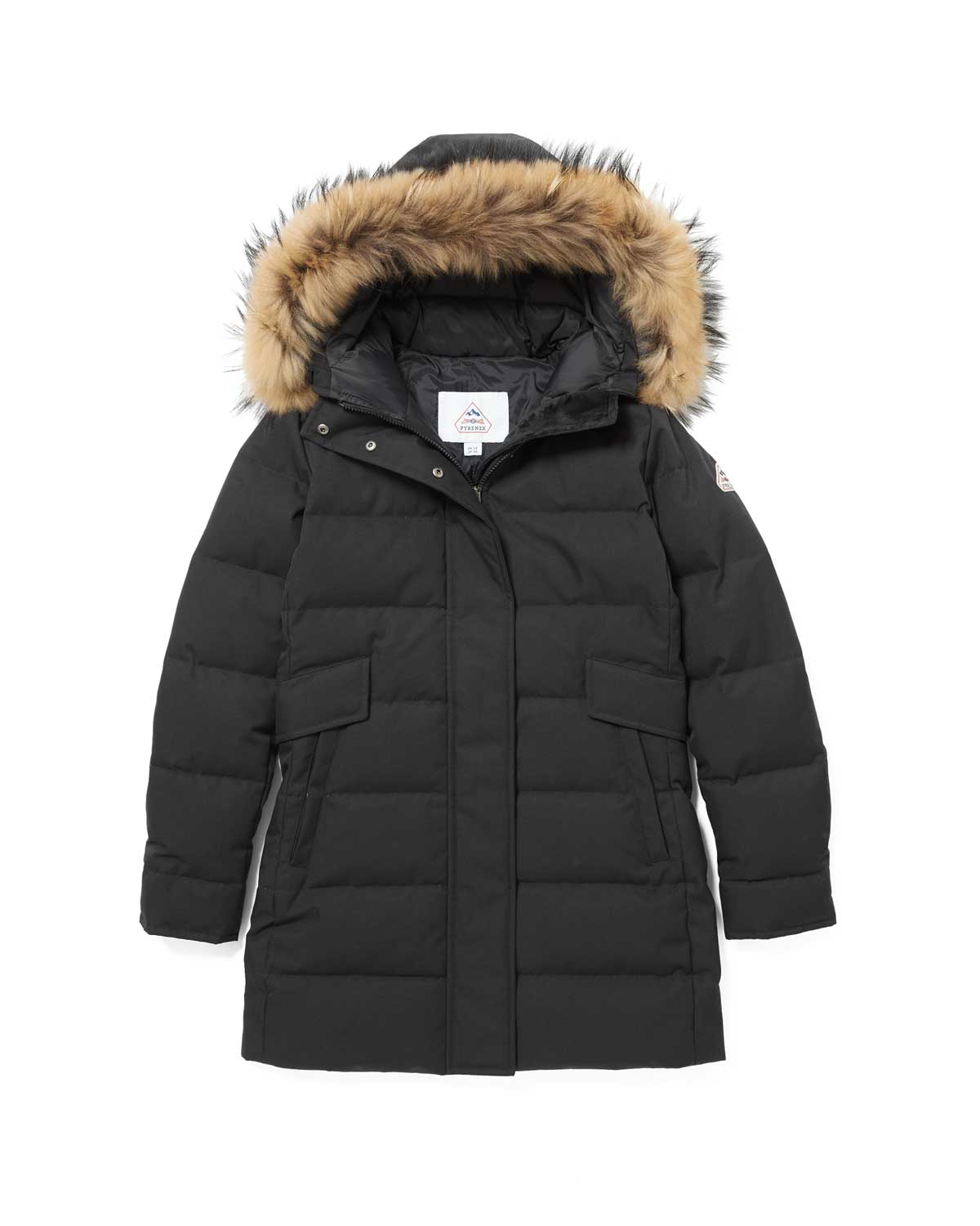 卸価格PYRENEX ピレネックス GRENOBLE FUR INT\'L W20P2 ダウンコート レディース 40 ネイビー 参考価格121,000円 管理番号② 店舗受取可 Lサイズ